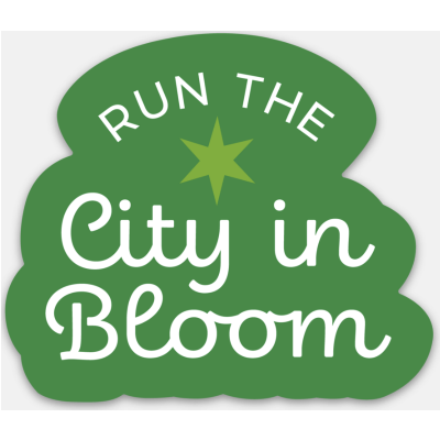 Run The City in Bloom Sticker